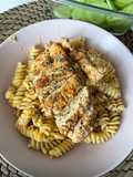 Massa com Frango e Molho Cremoso