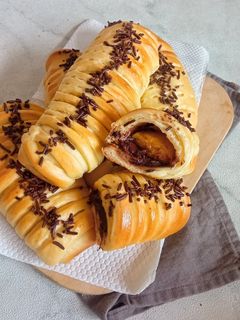Foto resep Roti Isi Pisang Cokelat