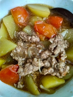 Foto resep Semur daging cincang kentang