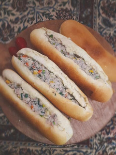 عکسی از دستور نان باگت ایرانی