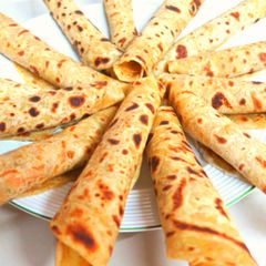 A picture of Soft layered chapati.