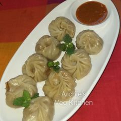 Veg Momos A picture of Veg Momos.