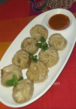 A picture of Veg Momos.