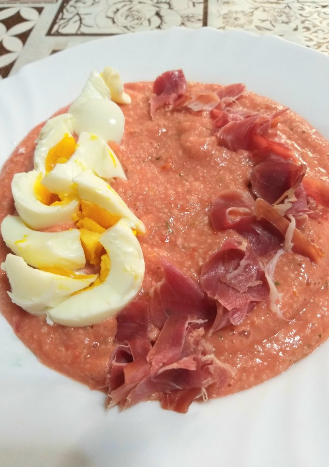 Una foto de Salmorejo cordobés