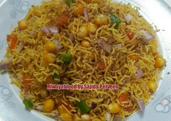 Corn sev chaat Recipe