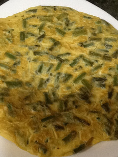 Una foto de Tortilla de espárragos trigueros