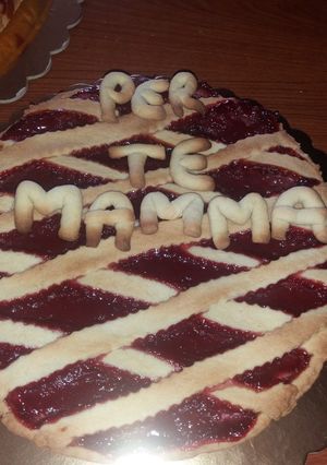 Foto di Crostata ricotta e composta di fragole
