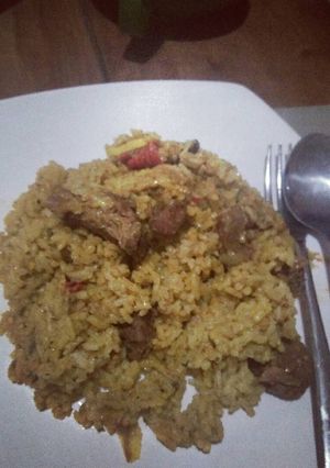 Foto resep Nasi kebuli rice cooker