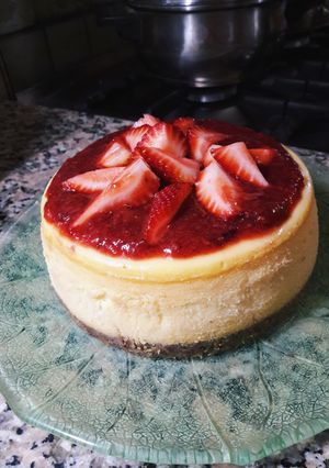 Una foto de Cheesecake al horno Fácil