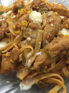 صورة لوصفة فيتوشيني بالصلصة والدجاج