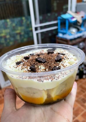 รูปของ บานอฟฟี่ โอรีโอ้ (ขออภัยความเรียล ทำเสร็จถ่ายรูปเลยมือแอบเลอะ😅)