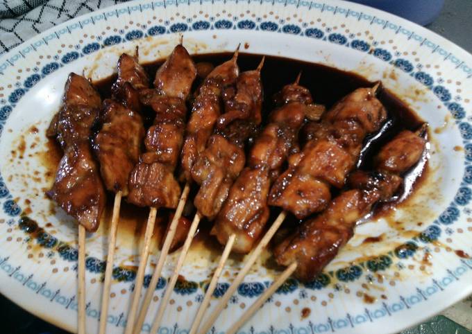 Sate Ayam Bumbu Kecap Bawang