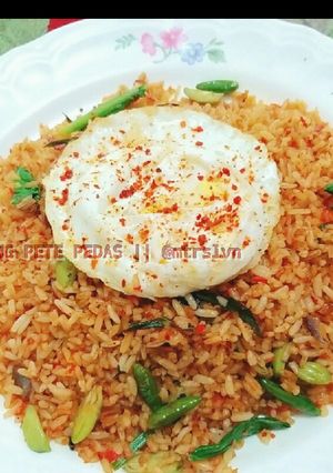Foto resep Nasi goreng pete pedas