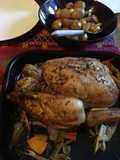 Cava roast chicken with fennel and lemon
