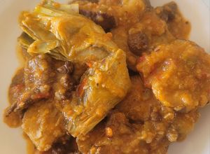 Foto principal de Fricandó de alberginia (berenjenas) un plato de la gran Cuina Catalana