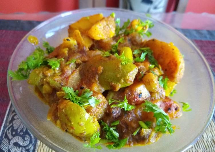 Easiest Way to Prepare Speedy Achari aloo parwal