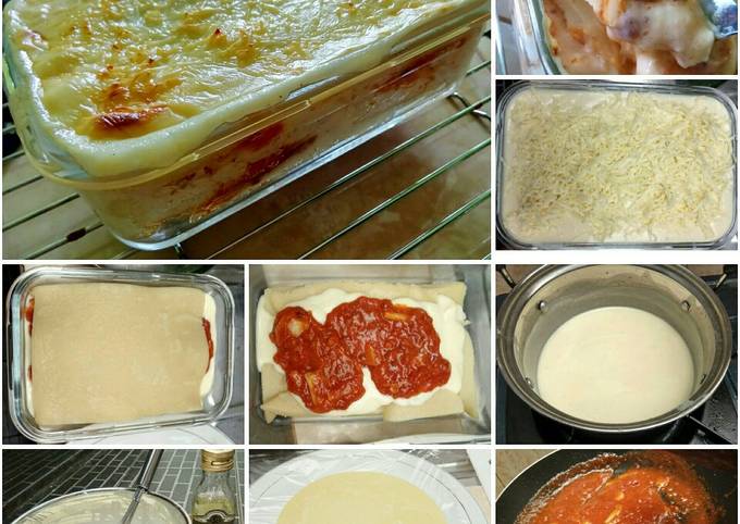 Resep Lasagna Kulit+Saos Homemade murah meriah