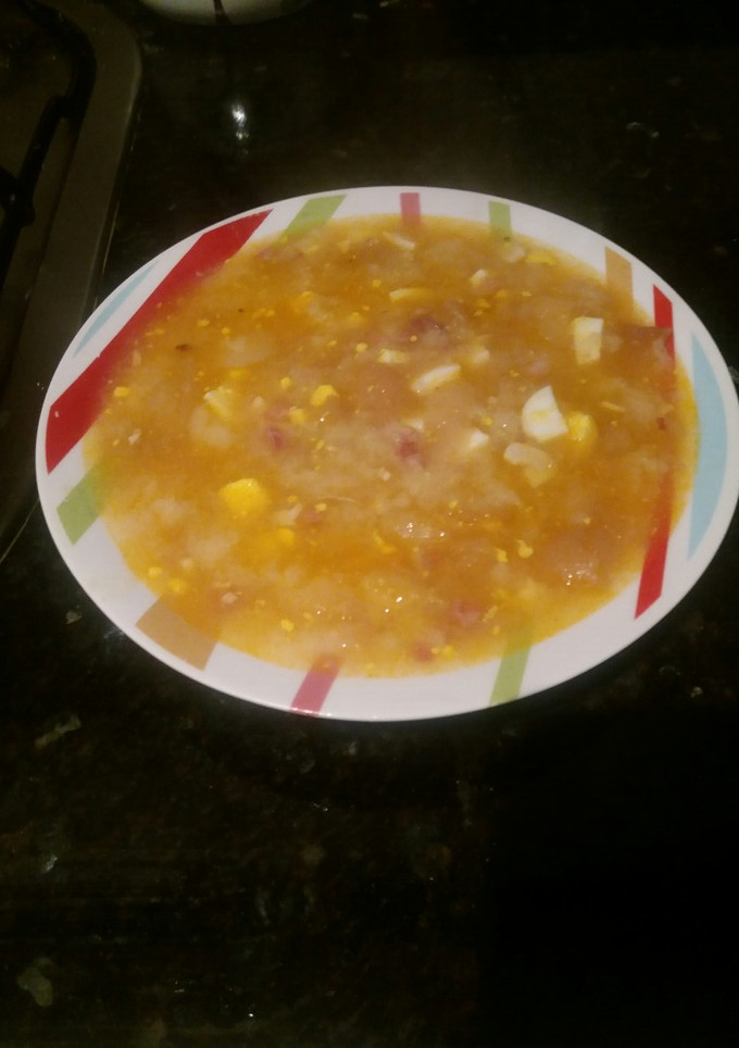 Una foto de Maimones de las paredejas (sopa de ajo)