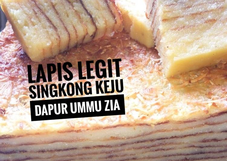 Resep Lapis Legit Singkong Anti Gagal