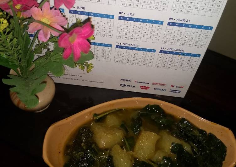 Recipe of Kashmiri Kadam Saag