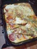 Lasagna de berenjenas y tomates