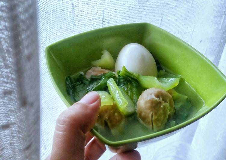 Why Most People Fail At Trying To Meat Balls, Bokchoy and Egg Soup