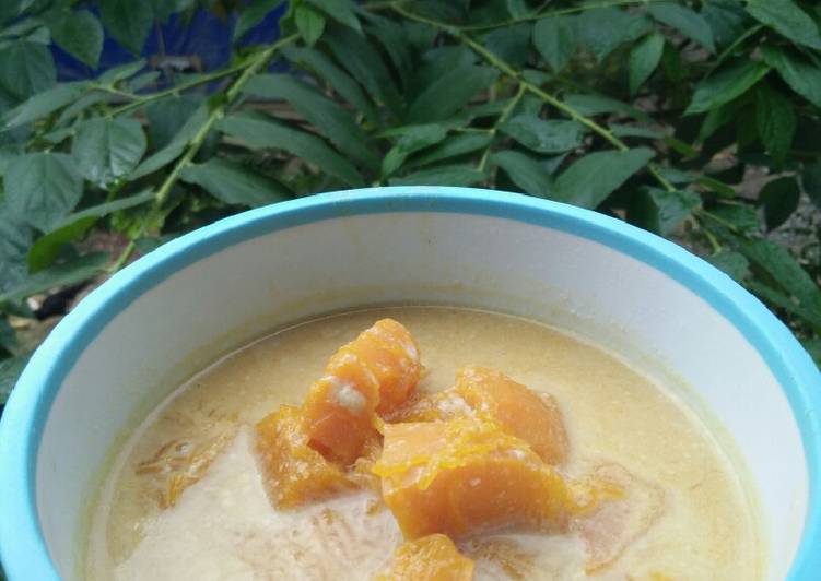Resep Kolak Labu Kabocha #BikinRamadhanBerkesan yang Enak Banget