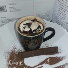 A picture of Hot chocolate creamy.