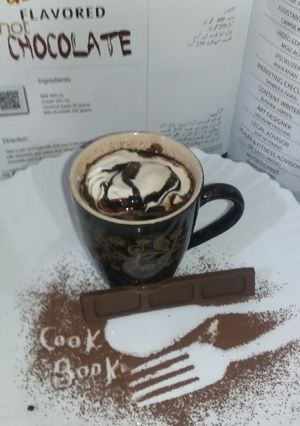 A picture of Hot chocolate creamy.