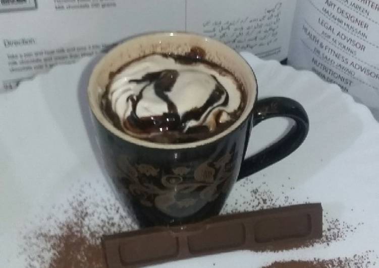 Recipe of Perfect Hot chocolate creamy