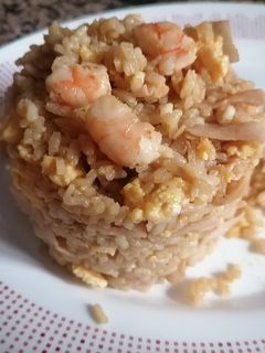 Una foto de Arroz tres delicias estilo oriental