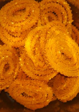 A picture of Gluten free murukku.