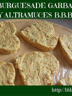 Una foto de Hamburguesas de garbanzos y altramuces