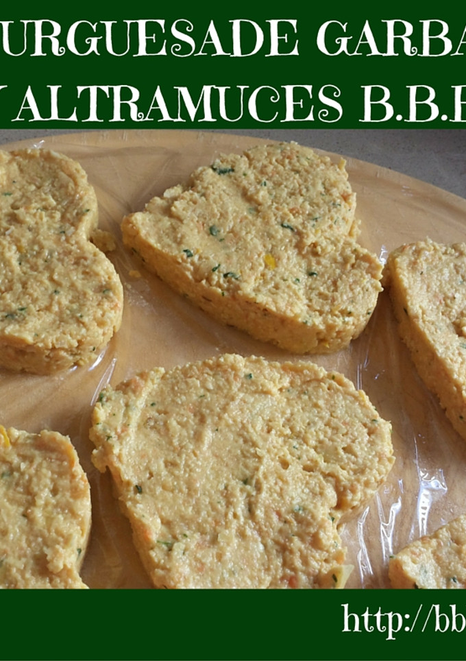 Una foto de Hamburguesas de garbanzos y altramuces