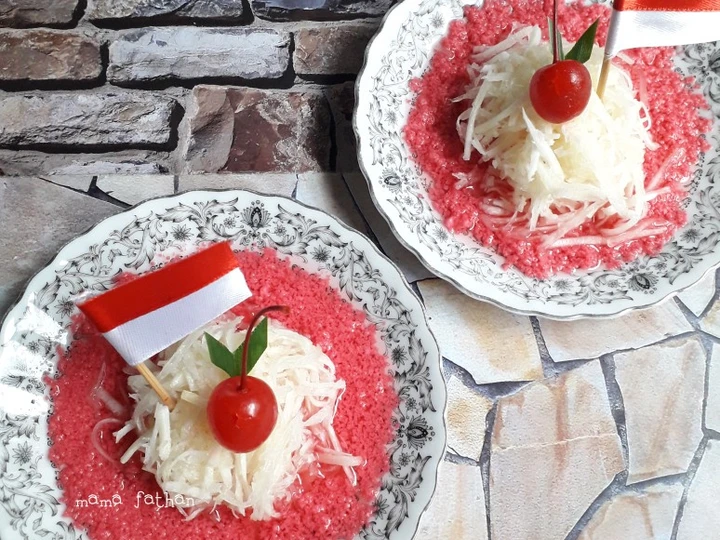 Cara Mudah Menyiapkan Resep Selada singkong merah putih yang  Bikin Ketagihan Anti Ribet, Menggugah Selera