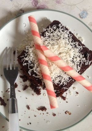 Foto resep Brownies cokelat sederhana