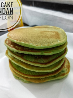 Foto resep 16. Pancake Pandan Teflon
