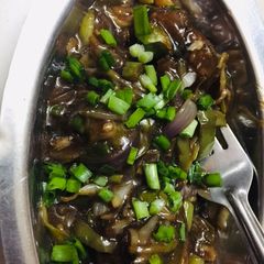 A picture of Veg Manchurian Balls.