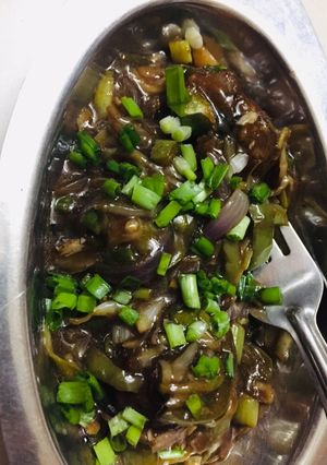 A picture of Veg Manchurian Balls.