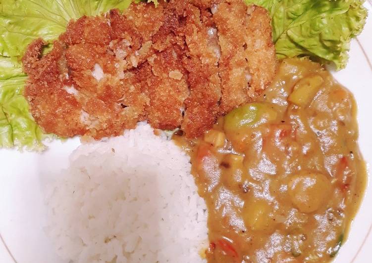 Ayam Kari Katsu (chicken katsu curry)