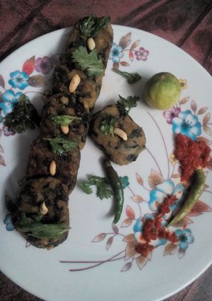 A picture of Green cutlet.
