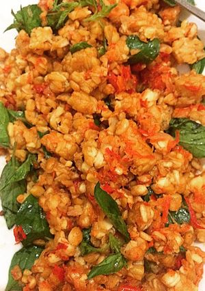 Foto resep Sambel tempe kemangi