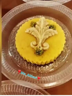 عکسی از دستور حلوای زعفرانی و حلوای زنجبیلی