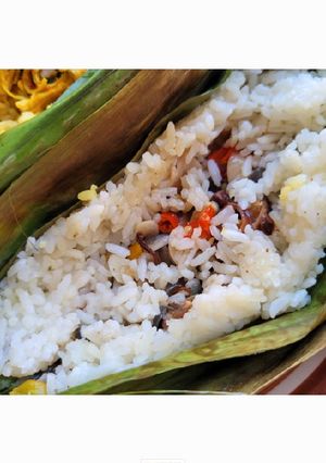 Foto resep Nasi Bakar Cumi Asin