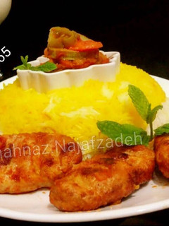 عکسی از دستور بیفتک مرغ با صیفی جات رژیمی