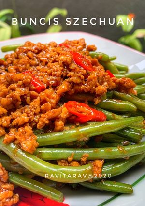 Foto resep Baby buncis szechuan (ayam) super lezat dan simple