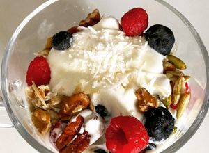 Una foto de Parfait de yogurt