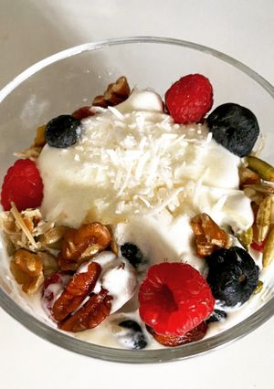 Una foto de Parfait de yogurt