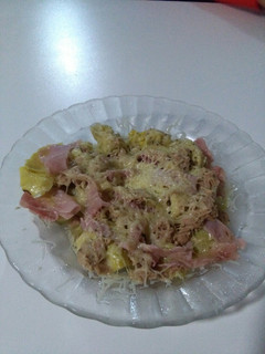 Una foto de Cena rápida y sana (alcachofas gratinadas)