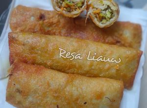 Foto resep Lumpia isi Sayur (wortel taoge, tanpa ayam)